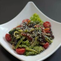 Салат теплий з телятиною/Warm salad with veal