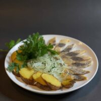 Оселедець з картоплею/Herring with potatoes