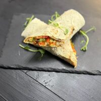 Лаваш рол з куркою та сиром/ Lavash roll with chicken and cheese