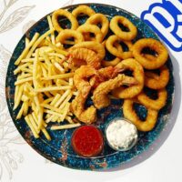 Пивна тарiлка з морепродуктами